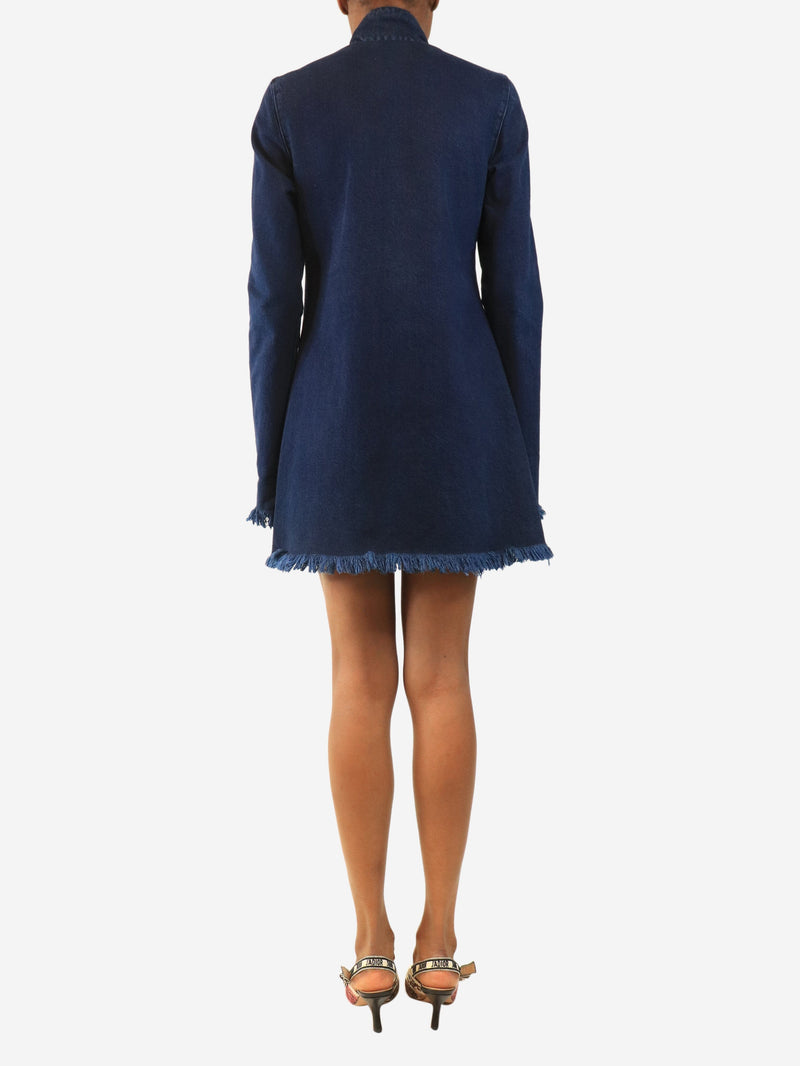 Blue denim quarter-zip mini dress - size XS Dresses Marques / Almeida 
