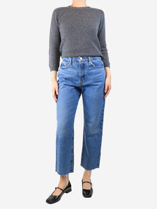 Frame Blue Le Jane cropped jeans - size UK 10