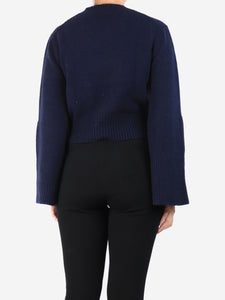 A.L.C. Navy wool-blend jumper - size S