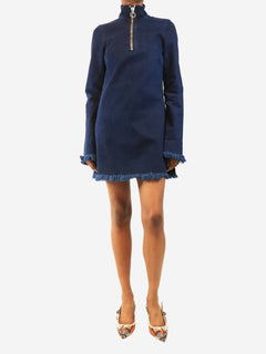 Blue denim quarter-zip mini dress - size XS Dresses Marques / Almeida 