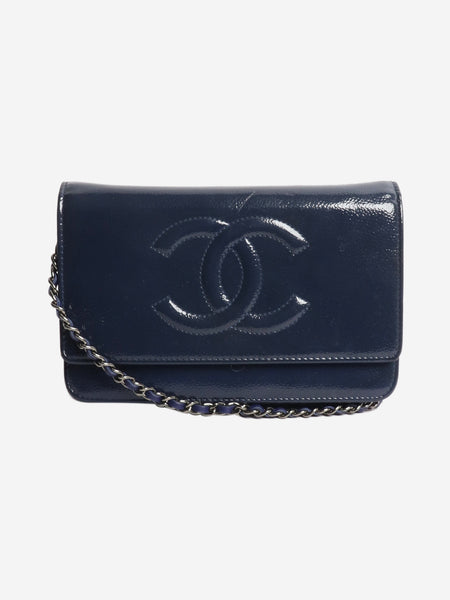 Blue 2014 patent leather Wallet on Chain product image