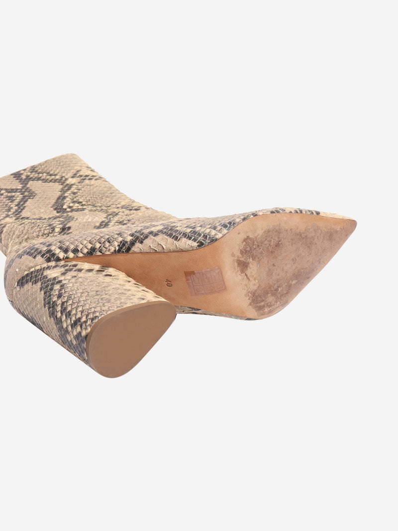 Neutral snakeskin boots - size EU 40 Boots Yeezy 