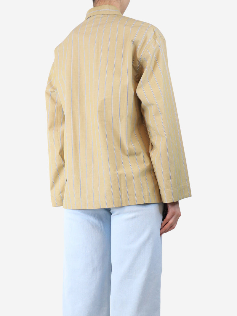 Beige Archibald striped shirt - size UK 8 Tops Soeur 