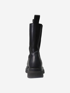 Bottega Veneta Black chunky platform boots - size EU 38