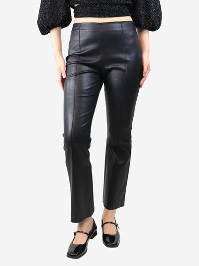 Black leather trousers - size UK 12 Trousers The Row 