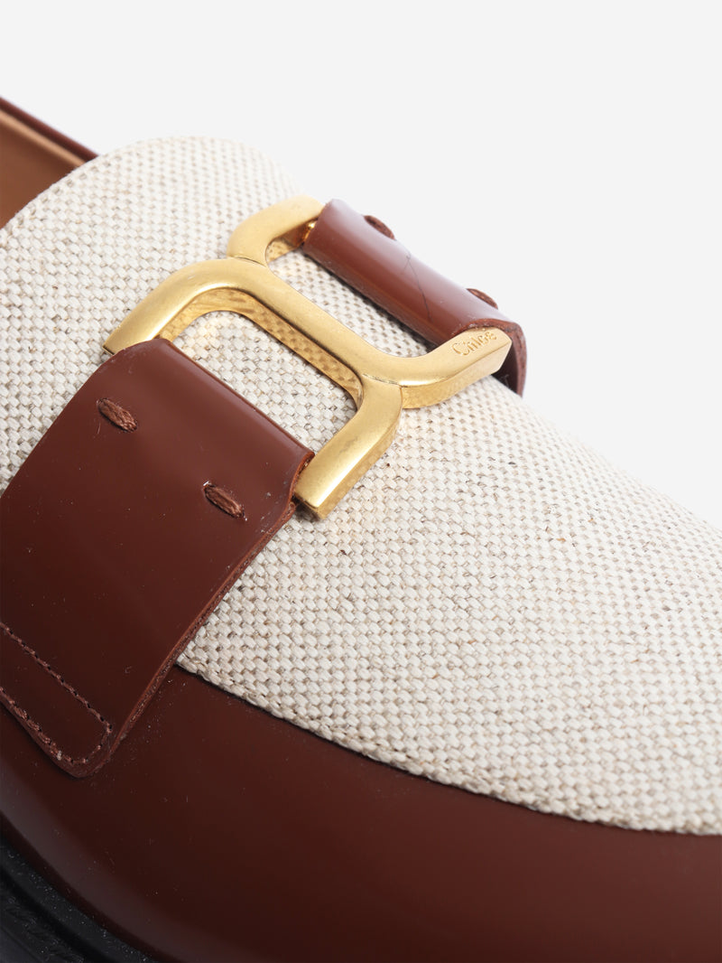Brown Marcie loafers - size EU 38