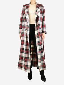 Racil Multicolour tartan robe - size UK 8