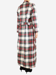 Racil Multicolour tartan robe - size UK 8