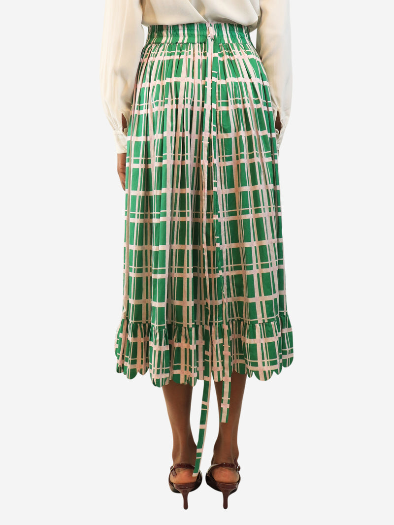 Green Aiko midi skirt - size S