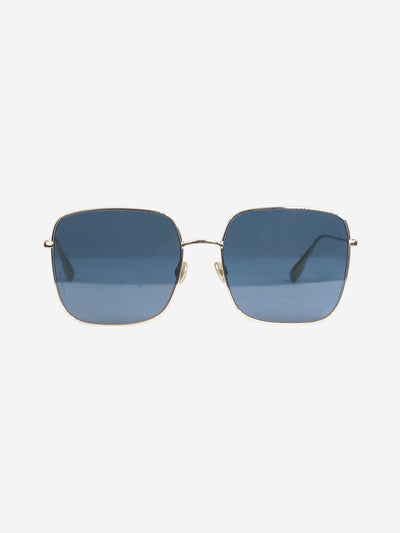 Blue square gold framed sunglasses Sunglasses Christian Dior 