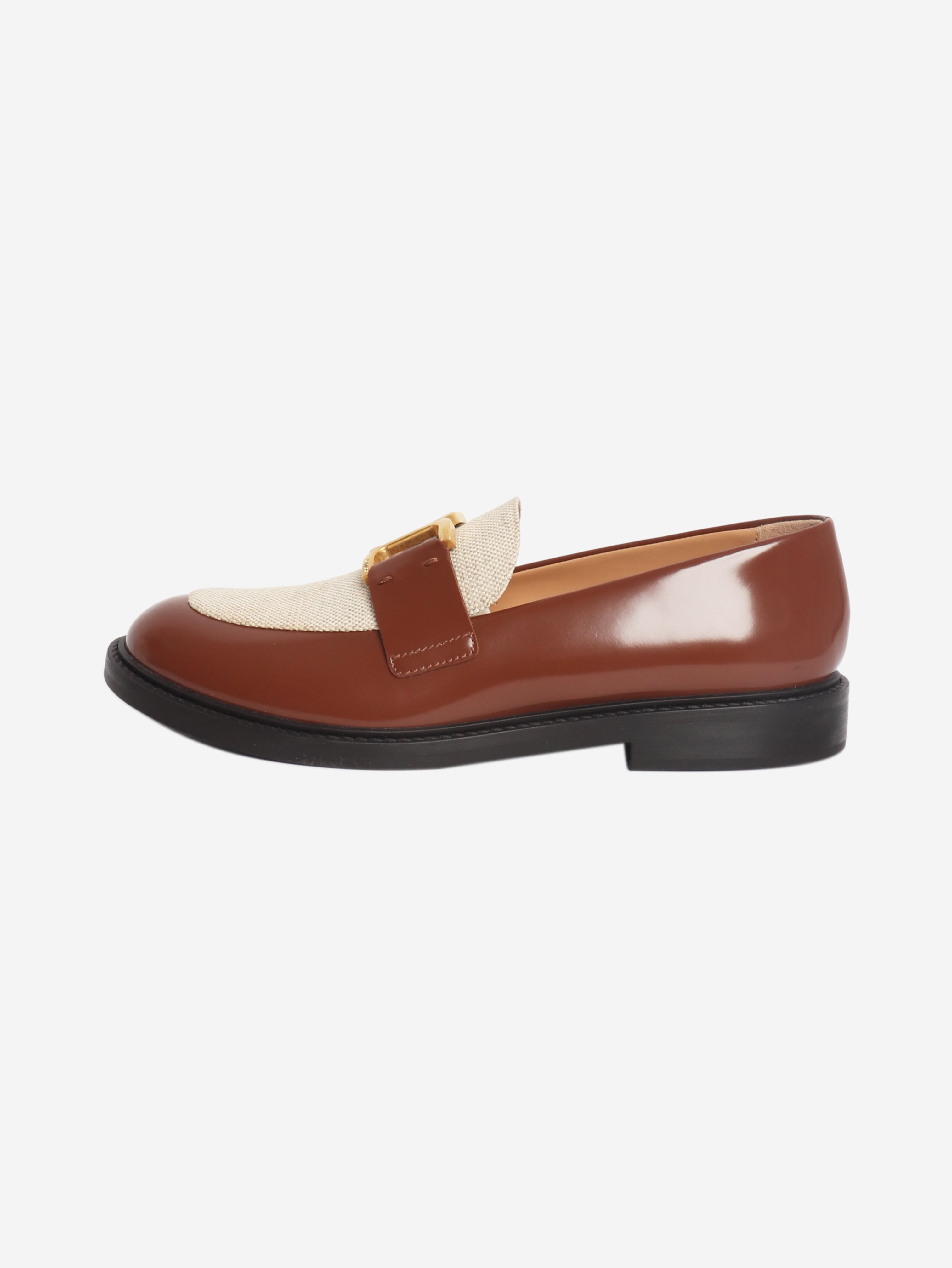 Brown Marcie loafers - size EU 38