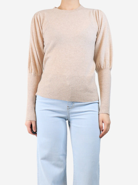 Neutral crewneck jumper - size S product image