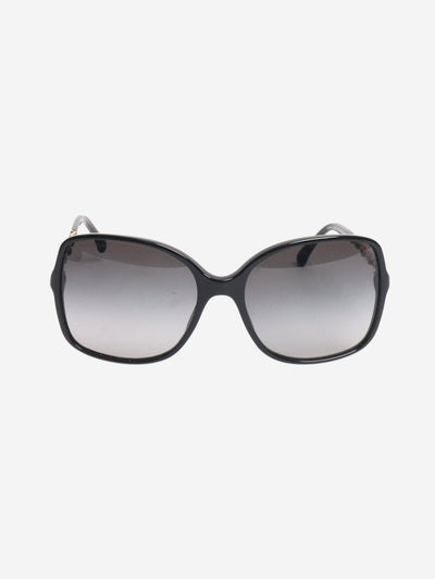 Black enlarged sunglasses Sunglasses Chanel 