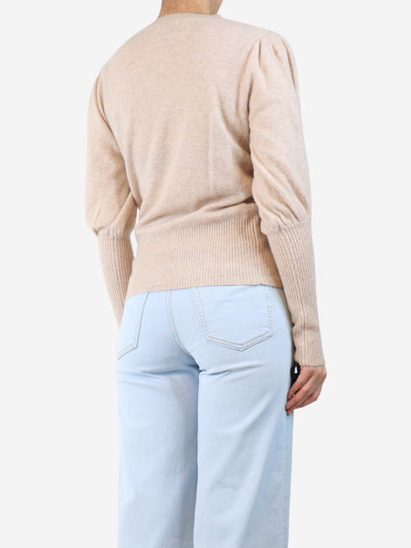 Neutral crewneck jumper - size S alternate image