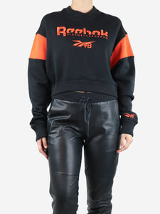 Reebok x Victoria Beckham Black embroidered sweater