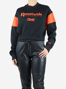 Reebok x Victoria Beckham Black embroidered sweater