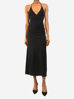 Black halterneck slip dress - size XS Dresses Khaite 