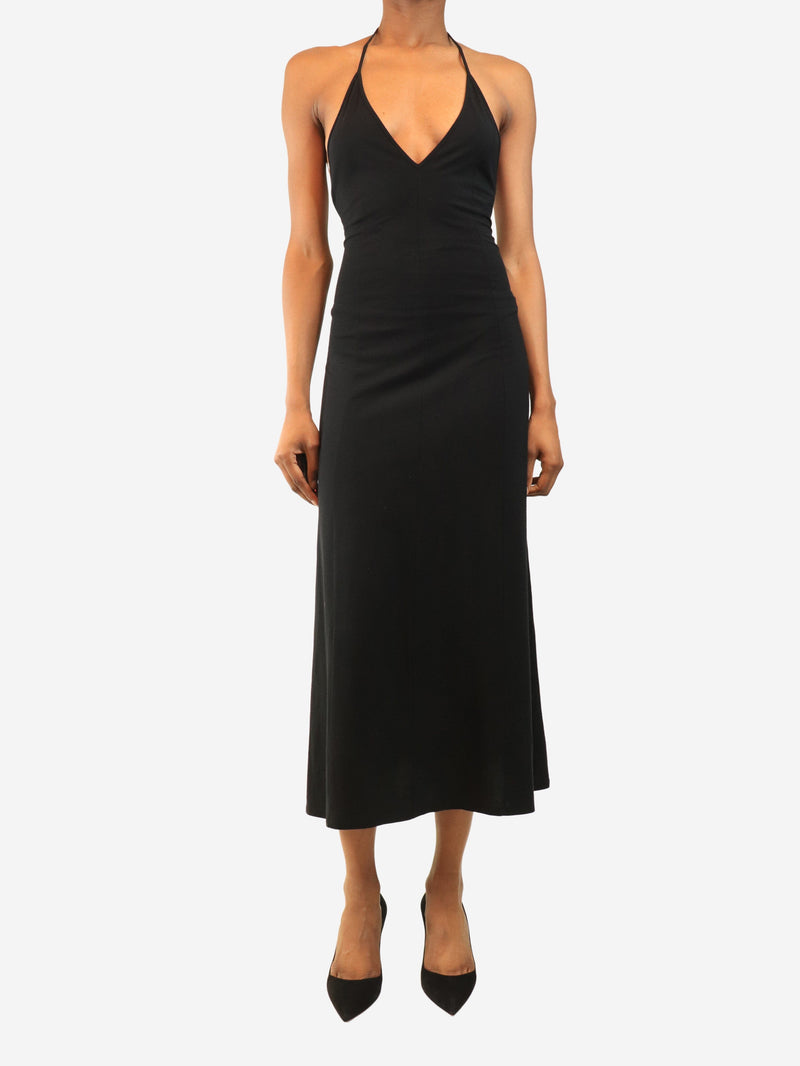 Black halterneck slip dress - size XS Dresses Khaite 