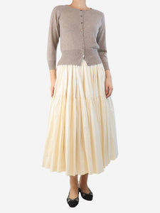 Casey Casey Cream puffy skirt - size XS