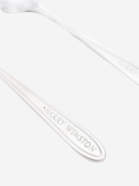 Silver teaspoon set alternate image