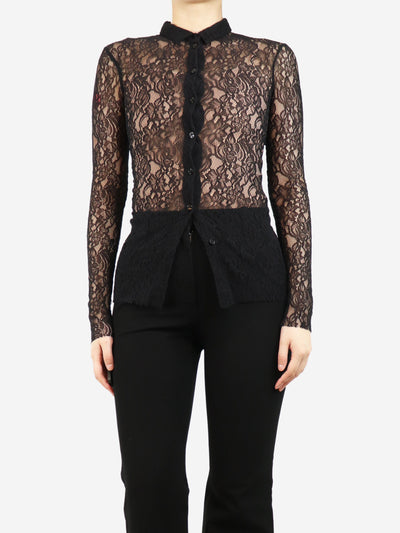 Black lace shirt - size Tops Philosophy 