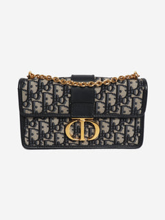 30 Montaigne navy monogram cross-body bag