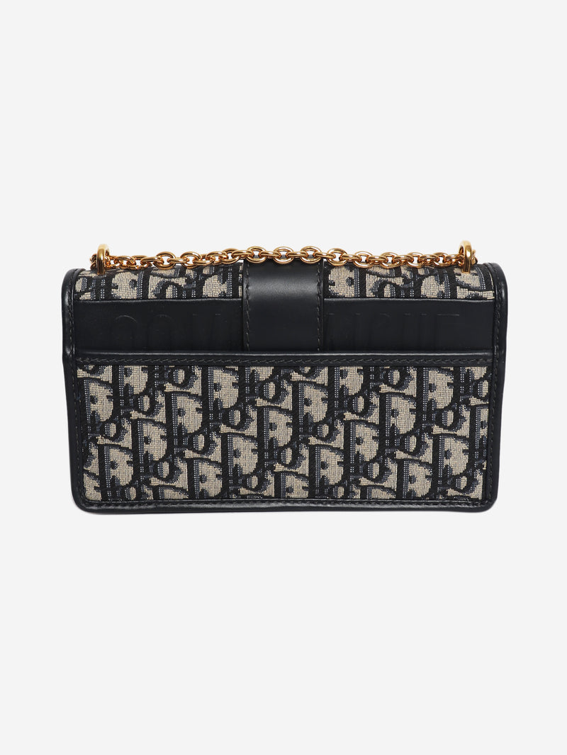 30 Montaigne navy monogram cross-body bag