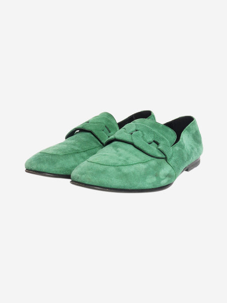 Green suede loafers - size EU 36.5 alternate image