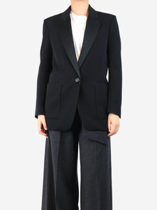 Isabel Marant Black single-buttoned blazer - size UK 8