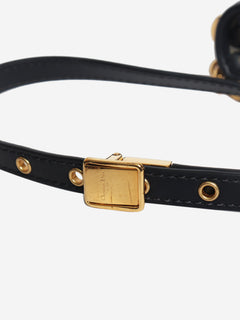 30 Montaigne navy monogram cross-body bag