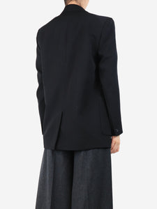 Isabel Marant Black single-buttoned blazer - size UK 8