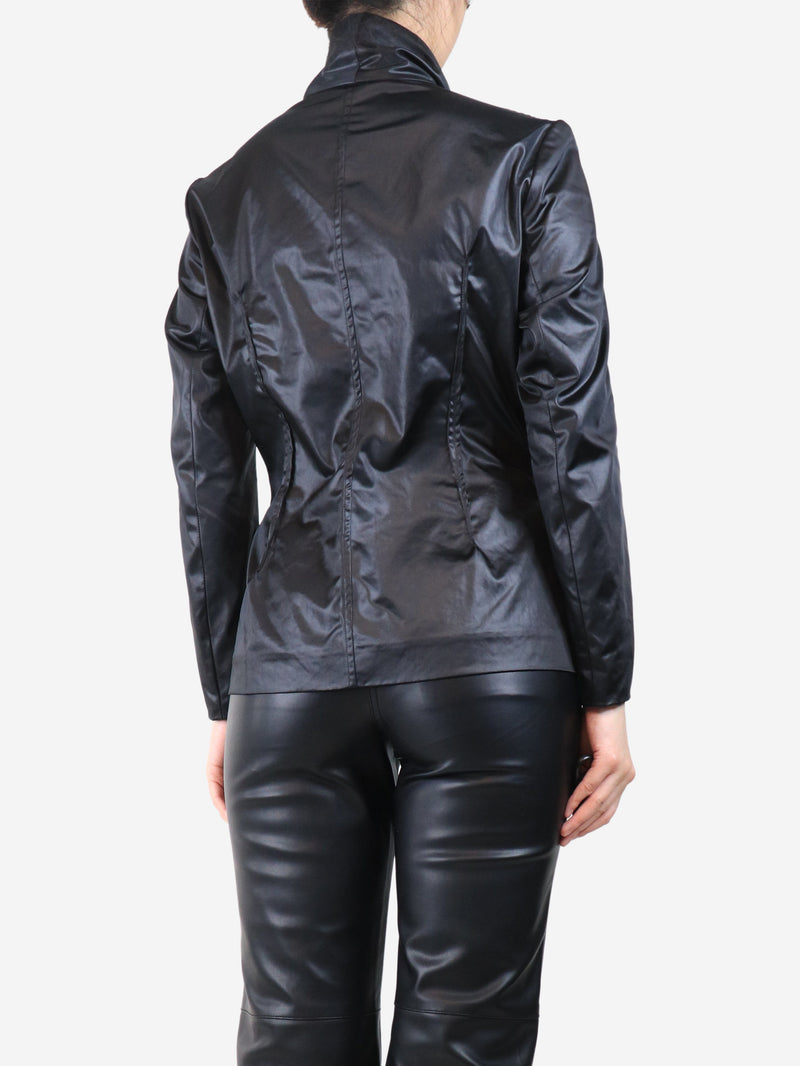 Black coated blazer - size UK 12 Coats & Jackets Lanvin 