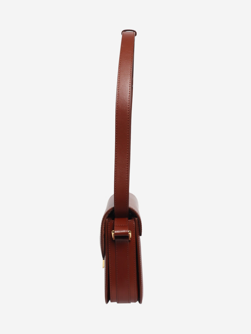 Brown leather Grace cross-body bag Cross-body Bags A.P.C. 