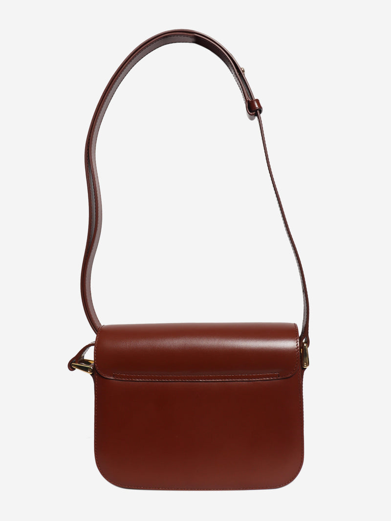 Brown leather Grace cross-body bag Cross-body Bags A.P.C. 