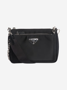 Black nylon crossbody bag Cross-body Bags Prada 