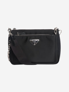 Black nylon crossbody bag Cross-body Bags Prada 