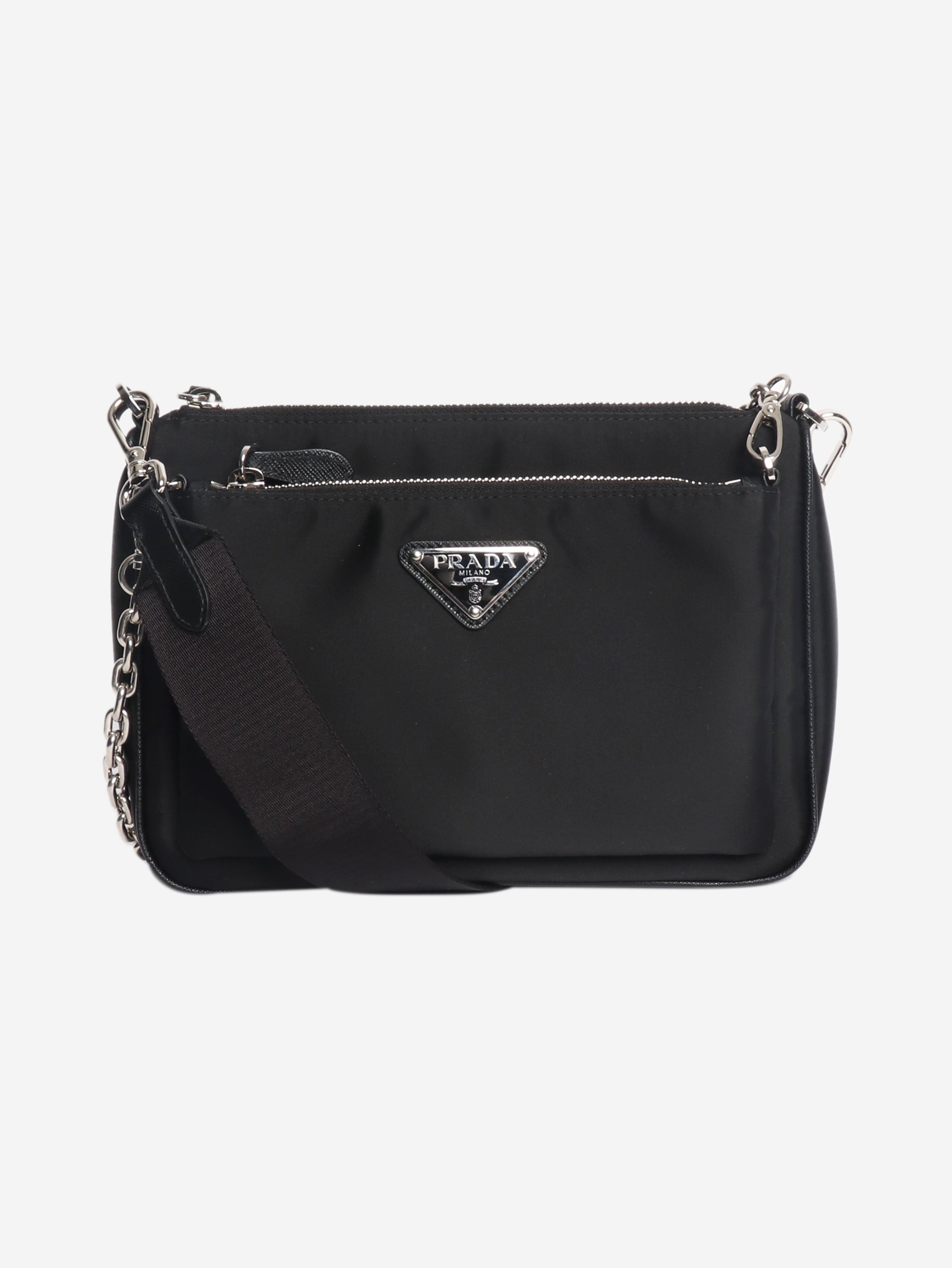 Black nylon crossbody bag Cross-body Bags Prada 