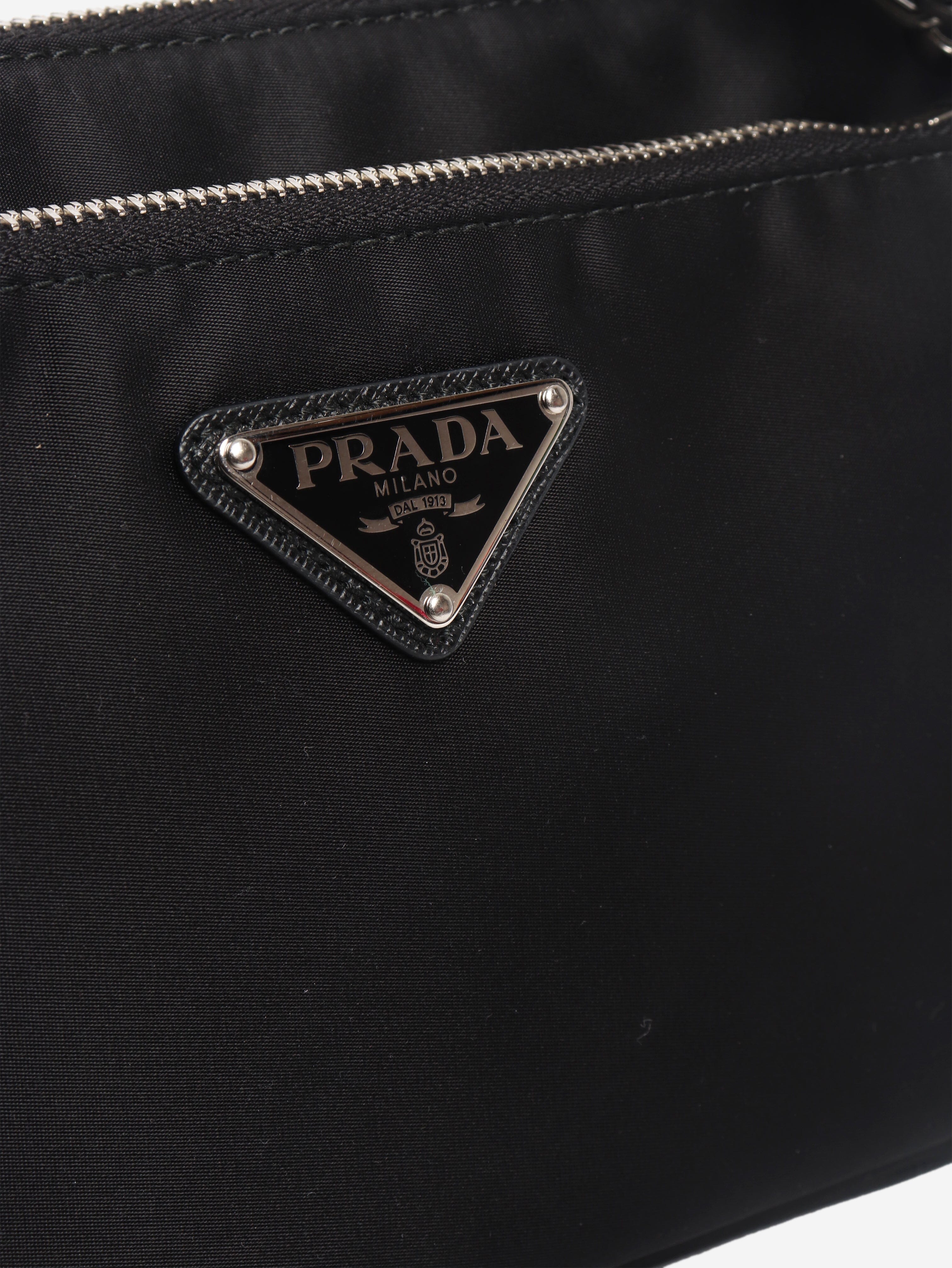 Black nylon crossbody bag Cross-body Bags Prada 