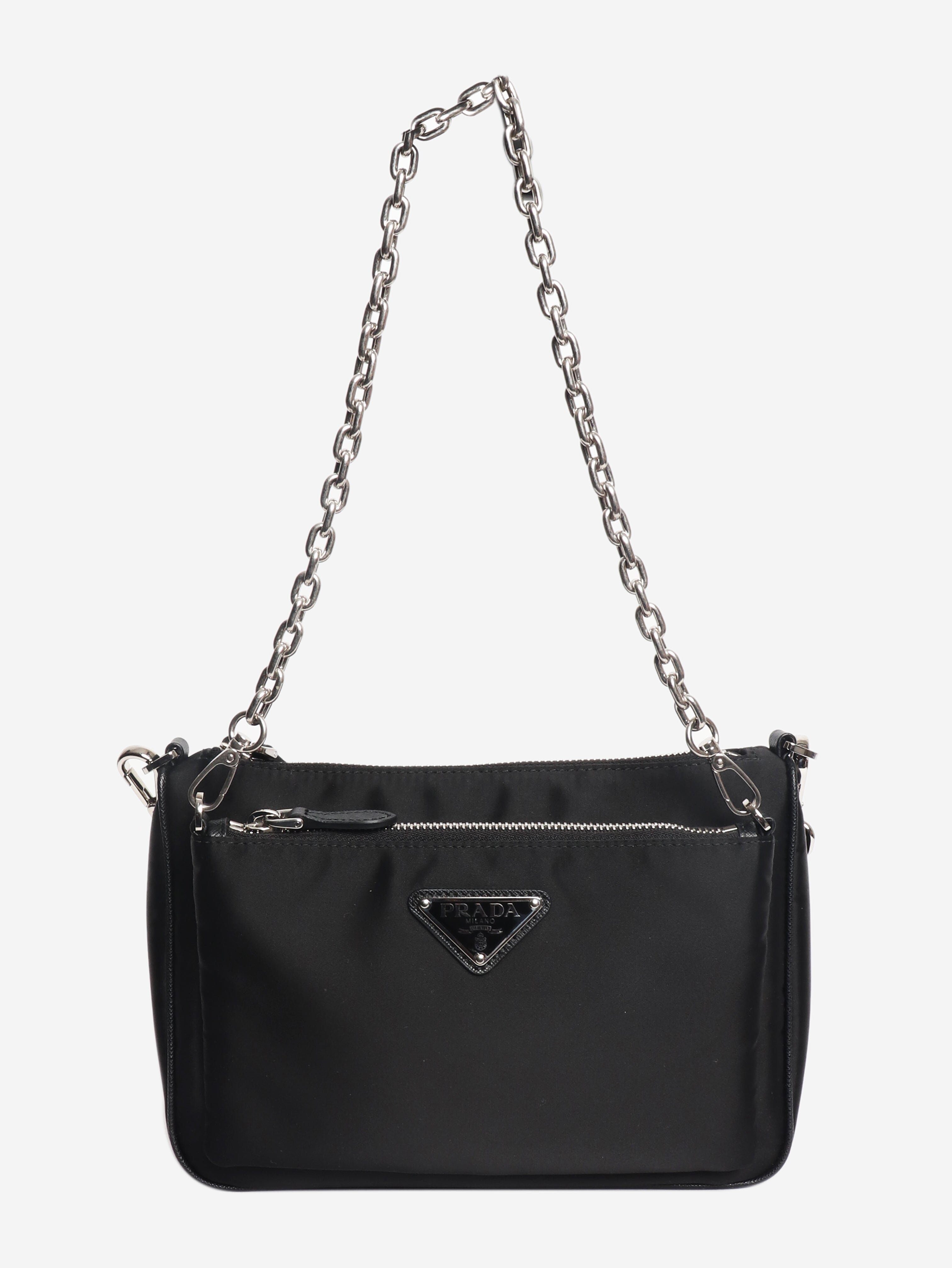 Black nylon crossbody bag Cross-body Bags Prada 