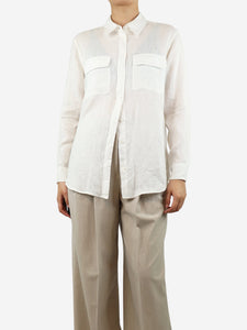 Equipment White linen shirt - size S