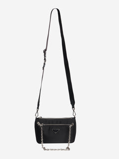 Black nylon crossbody bag Cross-body Bags Prada 