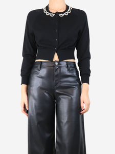 Simone Rocha Black button-up wool cardigan - size S