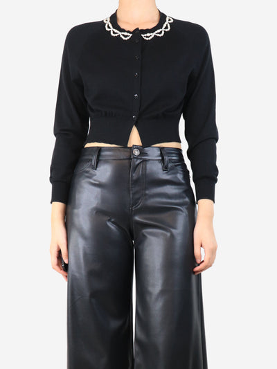 Black button-up wool cardigan - size S Knitwear Simone Rocha 