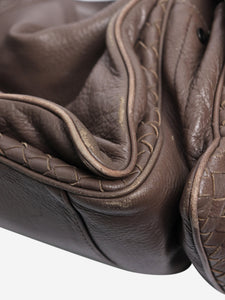 Bottega Veneta Brown intrecciato shoulder bag