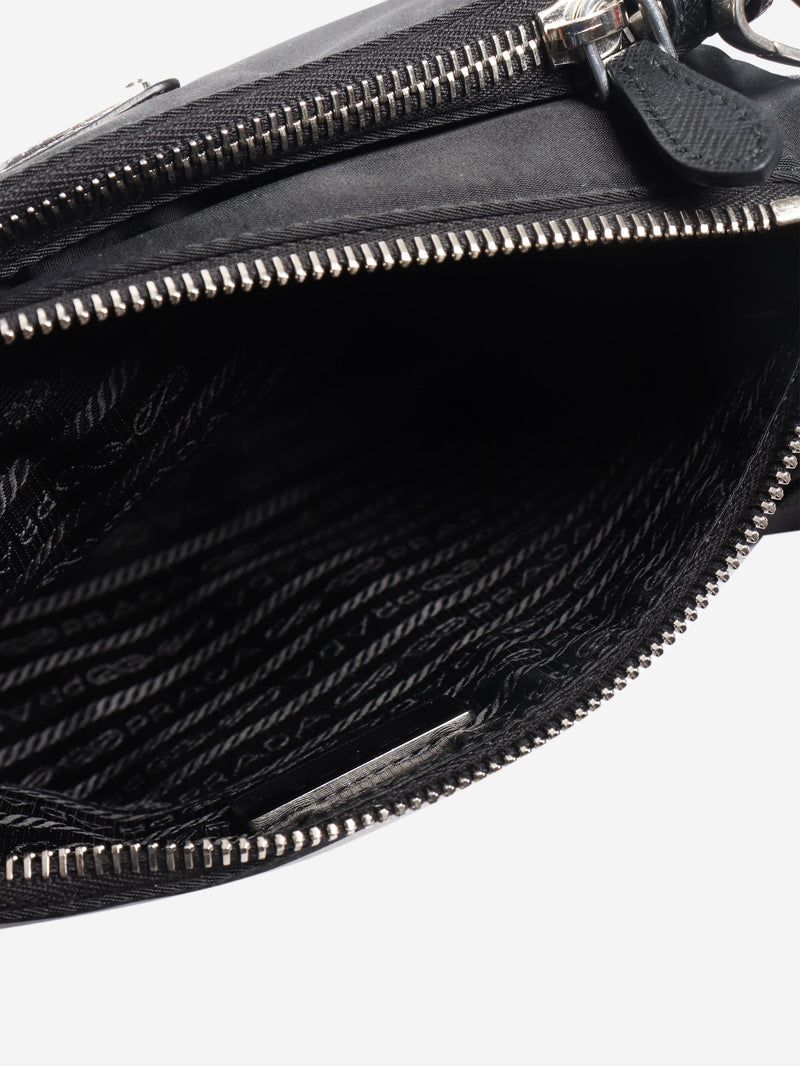 Black nylon crossbody bag Cross-body Bags Prada 