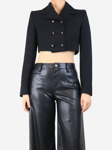 Dolce & Gabbana Black cropped jacket - size UK 10