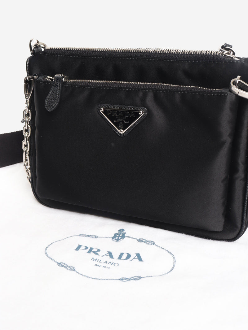 Black nylon crossbody bag Cross-body Bags Prada 