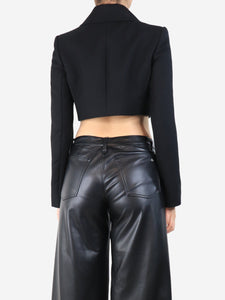 Dolce & Gabbana Black cropped jacket - size UK 10