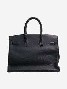 Hermes Black 2004 Birkin 35 bag in Togo leather