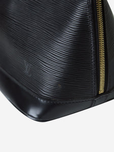 Louis Vuitton Black epi leather Alma PM top-handle bag